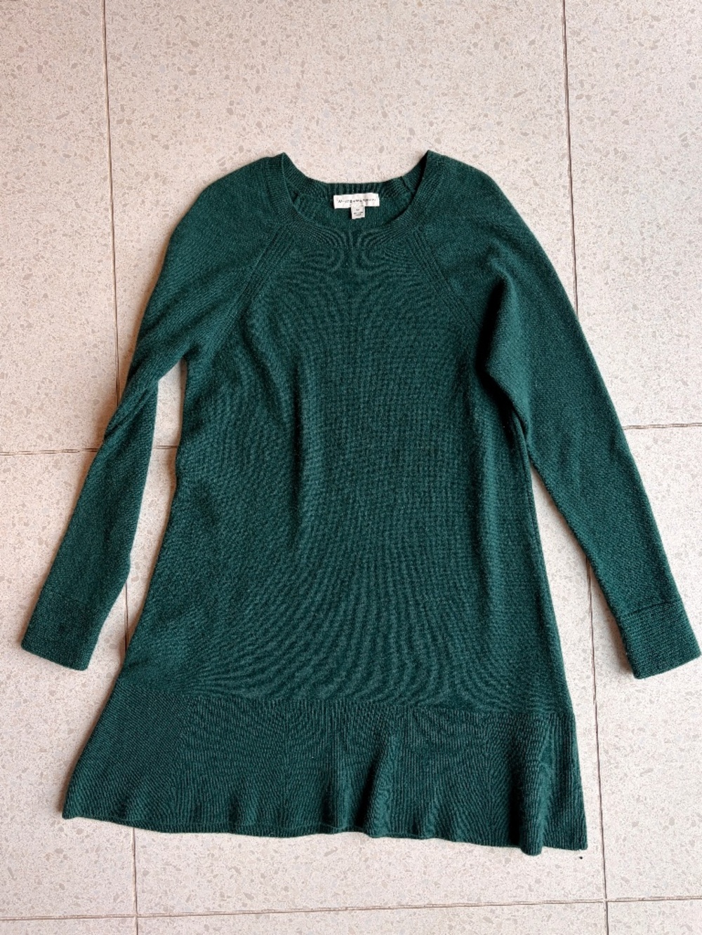 White & Warren Cashmere Sweater Dress - M